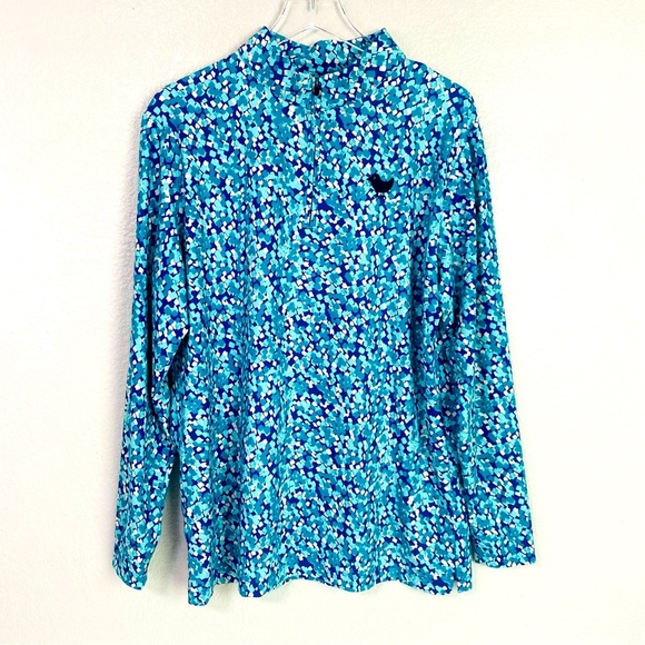 Bad Birdie Liquid Courage Quarter Zip Long Sleeve Golf Shirt Size L - Picture 2 of 9